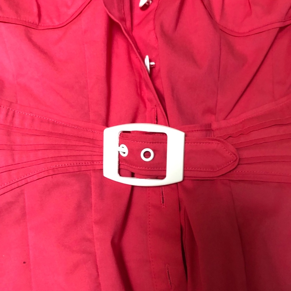 Bebe Button Down Cuffed Short Sleeve - image 3